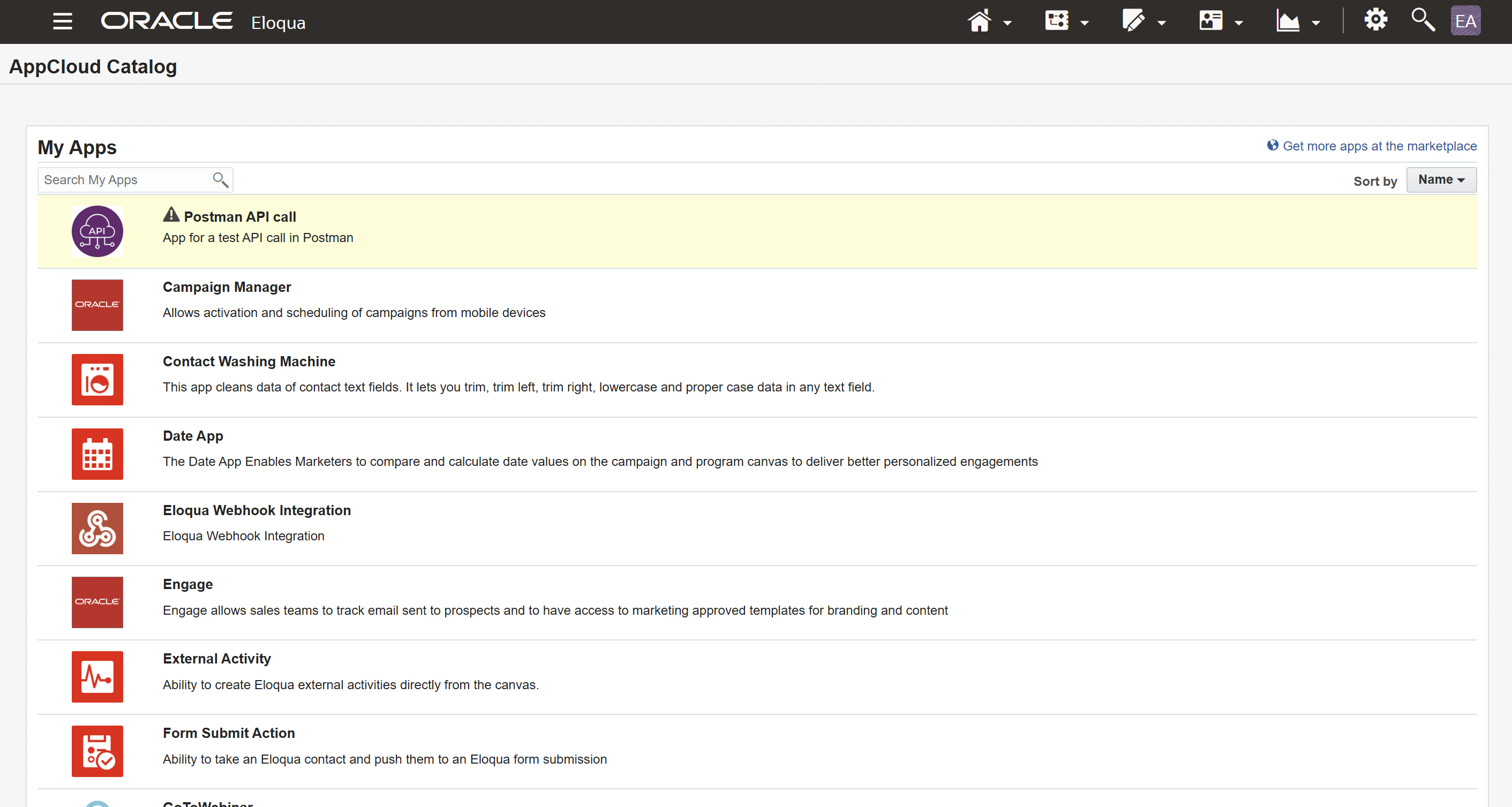 Eloqua Implementation - Sprint 5