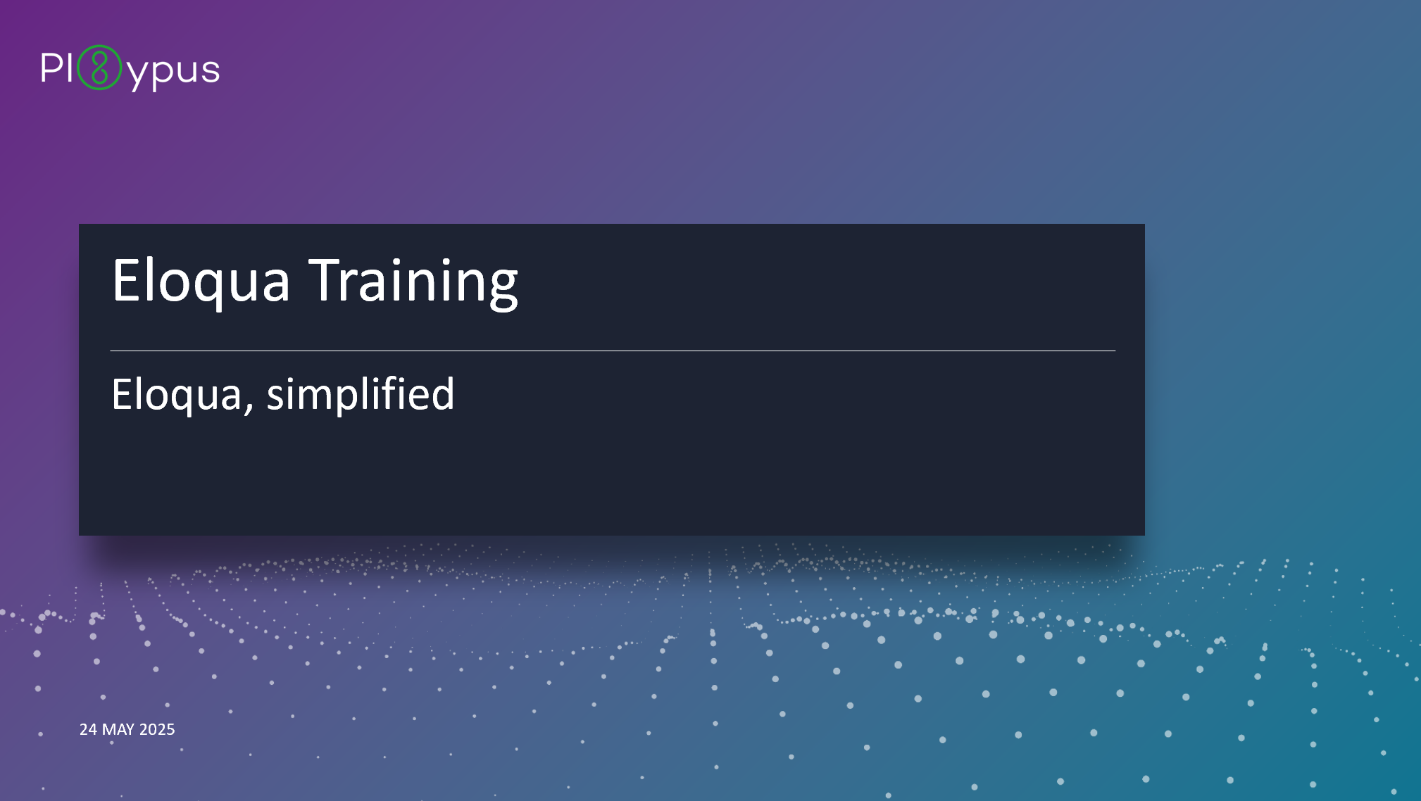 A screenshot of the training dashboard or course outline, overlaid with checkmarks next to completed topics and a progress tracker.